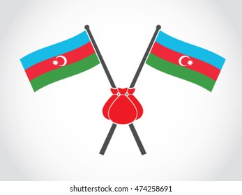 Azerbaijan Emblem Wealth