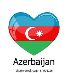 Azerbaijan Flag