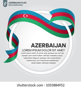 Azerbaijan flag background