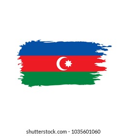 Azerbaijan flag, vector illustration