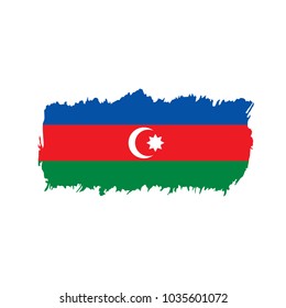 Azerbaijan flag, vector illustration
