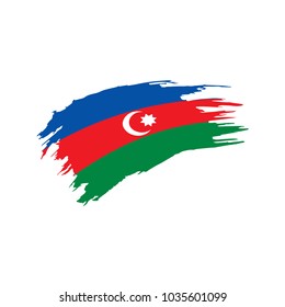 Azerbaijan flag, vector illustration