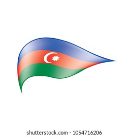 Azerbaijan flag, vector illustration