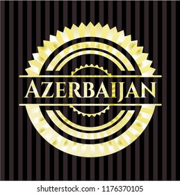 Azerbaijan golden badge or emblem