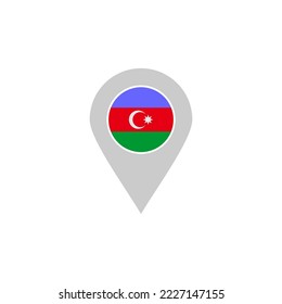 Azerbaijan independence day icon set vector sign symbol