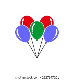 Azerbaijan independence day icon set vector sign symbol