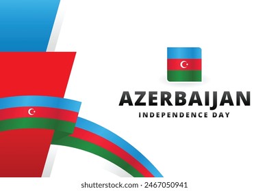 Azerbaijan Independence Day Vector Design Illustration