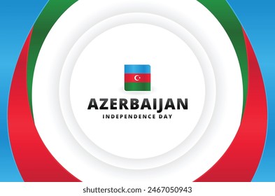 Azerbaijan Independence Day Vector Design Illustration