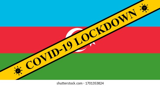 azerbaijan lockdown preventing coronavirus spread or outbreak. covid-19 azerbaijan precaution to lock down virus infection