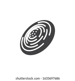 Azerbaijan national pastry, Qogal vector icon. filled flat sign for mobile concept and web design. Novruz holiday dessert gogal glyph icon. Symbol, logo illustration. Vector graphics