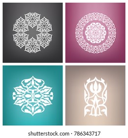 Azerbaijan ornament, national pattern
