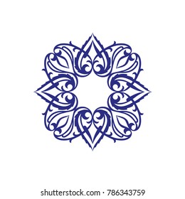 Azerbaijan ornament, national pattern