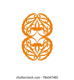 Azerbaijan ornament, national pattern