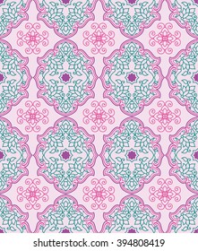 Azerbaijan traditional seamless pattern vector wallpaper