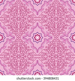 Azerbaijan traditional seamless pattern vector wallpaper