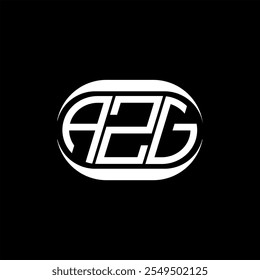 AZG abstract monogram logo design. AZG monogram unique modern flat abstract letter logo design.