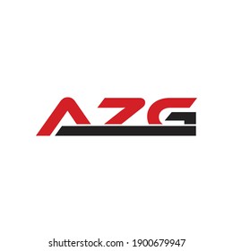 AZG Letter Logo Design Vector .