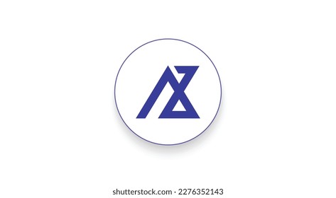 Azit, AZIT criptodivisa logo en fondo aislado con espacio de copia. Ilustración vectorial 3d de Azit, concepto de diseño de banner de icono de símbolo AZIT.