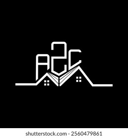 AZL Real state logo design, AZL simple and modern logo. AZL luxurious alphabet design  