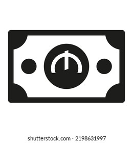 AZN manat icon. Azerbaijan currency vector illustration