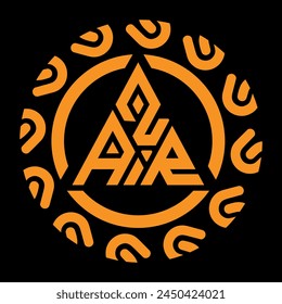 AZR, AZR letter,  Initials,  circle, Flat,  business,  brand,  Luxury,  Brand,  Abstract, Corporate, Identity,  round,  simple, element,  circle,