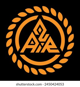 AZR, AZR letter,  Initials,  circle, Flat,  business,  brand,  Luxury,  Brand,  Abstract, Corporate, Identity,  round,  simple, element,  circle,