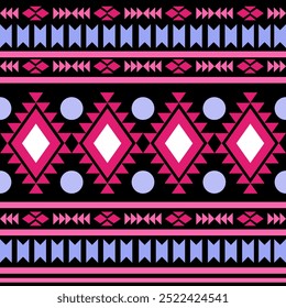 	
azte pattern navajo seamless Ethnic geometric seamless Pattern in tribal, folk embroidery abstract art fabric textile motifs geometric vector traditional