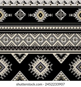 Aztec abstract Geometric Ethnic pattern, Native American tribal fabric, tile, carpet, vector,
illustration design