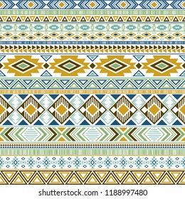Aztec american indian pattern tribal ethnic motifs geometric seamless background. Chic native american tribal motifs textile print ethnic traditional design. Mayan clothes pattern design.
