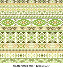 Aztec american indian pattern tribal ethnic motifs geometric seamless background. Graphic native american tribal motifs textile print ethnic traditional design. Aztec symbol fabric print.