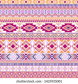 Aztec American Indian Pattern Tribal Ethnic Stock Vector (Royalty Free ...