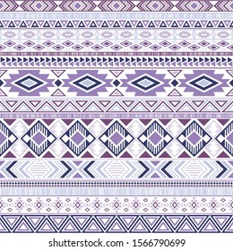 Aztec american indian pattern tribal ethnic motifs geometric vector background. Modern native american tribal motifs textile print ethnic traditional design. Aztec symbol fabric print.