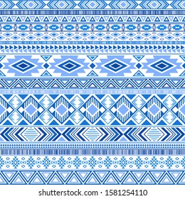 Aztec american indian pattern tribal ethnic motifs geometric vector background. Abstract native american tribal motifs textile print ethnic traditional design. Mayan clothes pattern design.