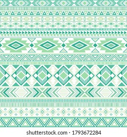 Aztec american indian pattern tribal ethnic motifs geometric seamless background. Cool native american tribal motifs textile print ethnic traditional design. Mexican folk fashion.