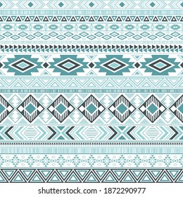 Azteken-amerikanische indianische Muster ethnische Motive mit geometrischem Vektorhintergrund. Cute einheimische amerikanische Stammesmotive drucken textilen traditionellen ethnischen Design. mexikanische Volksmode.