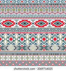 Aztec american indian pattern tribal ethnic motifs geometric seamless background. Cool native american tribal motifs clothing fabric ethnic traditional design. Aztec symbol fabric print.