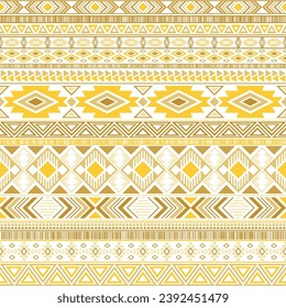 Aztec american indian pattern tribal ethnic motifs geometric seamless background. Cute native american tribal motifs clothing fabric ethnic traditional design. Aztec symbol fabric print.