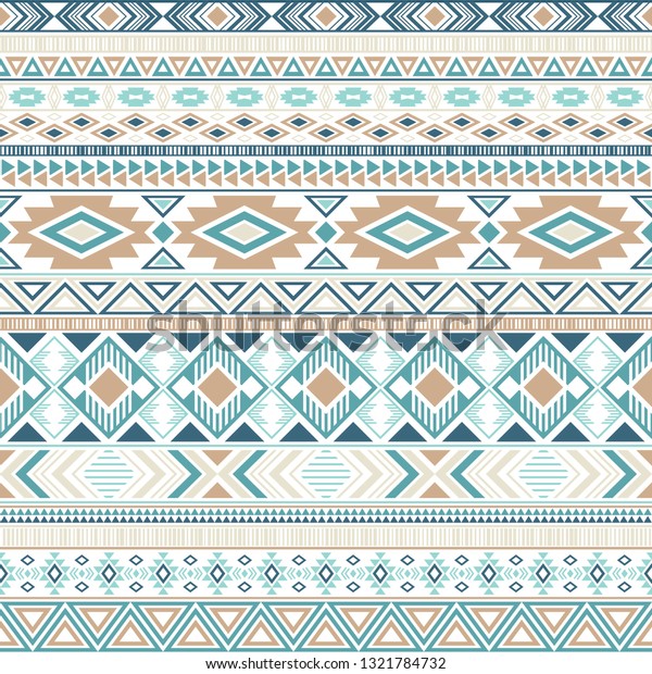 Aztec American Indian Pattern Tribal Ethnic Stock Vector (Royalty Free ...