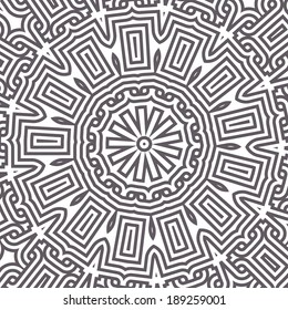 aztec ancient amulet stylization art vector background