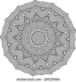 aztec ancient amulet stylization art vector background