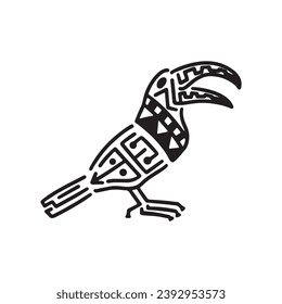 aztec animal vector character cartoon mascot symbol	