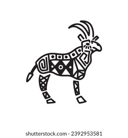 aztec animal vector character cartoon mascot symbol	