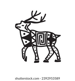 aztec animal vector character cartoon mascot symbol	