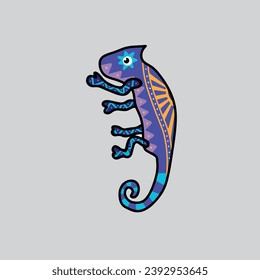 aztec animal vector character cartoon mascot symbol	