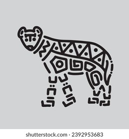 aztec animal vector character cartoon mascot symbol	