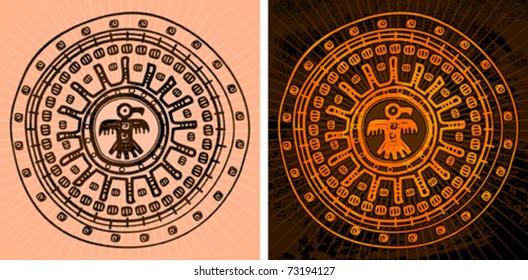 Aztec background