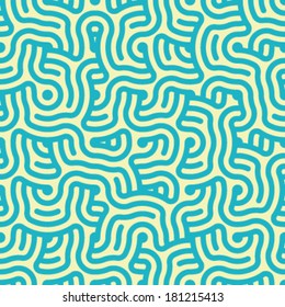 Aztec Brain Coral Seamless Background Pattern that can be rotated and or flipped endlessly and will still tile edges seamlessly