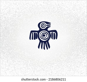 ilustración de vector decorativa azteca. ornamento étnico tradicional	