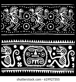 Aztec design elements