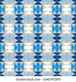 Aztec elements. Ethnic boho ornament. Seamless pattern. Tribal motif. Vector illustration for web design or print.